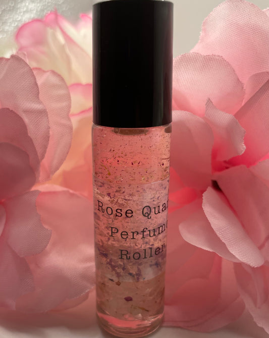 Rose Quartz Perfume Roller